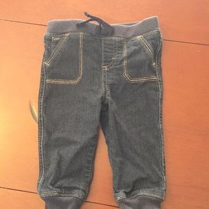 Baby boy jeans with waistband